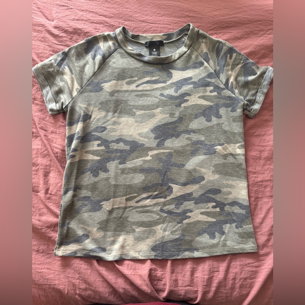 Aqua Camo Top - Picture 1 of 4